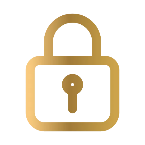 Premium security lock icon representing data encryption, secure online applications, and privacy protection - Senior Life Insurances